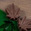 Cannabis levelek jégkocka és süti készítő szilikon tálca