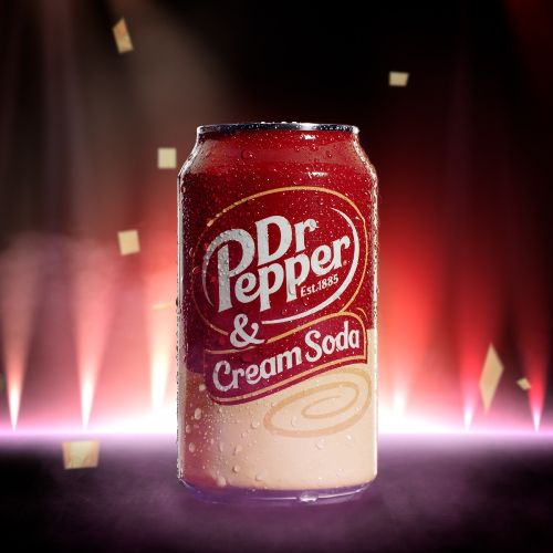 Dr. Pepper Cream Soda vaníliás szénsavas üdítőital 355ml