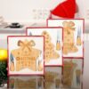 Karácsonyi mintás sajtszervírozó szett három változatban