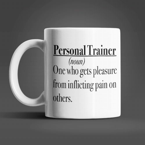 Personal Trainer fehér bögre