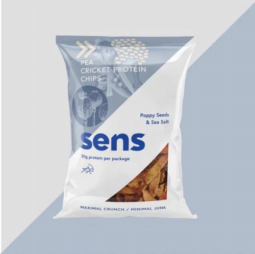 Sens Mák és tengeri só ízű tücsök fehérje chips 80g