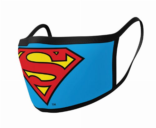 Superman logós arcmaszk (2db)