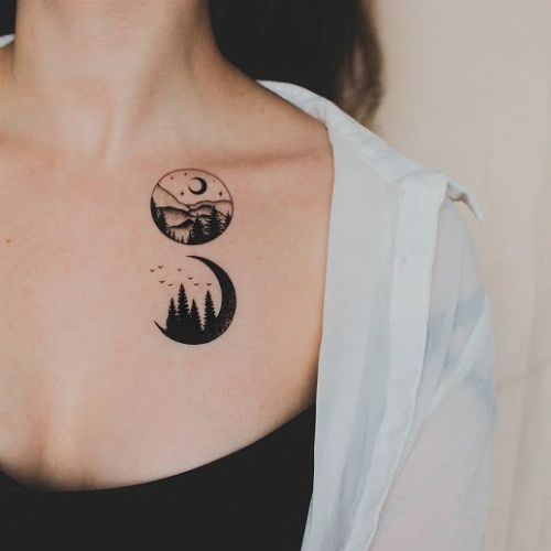 Tattooshka lemosható tetoválás - Csillagok alatt