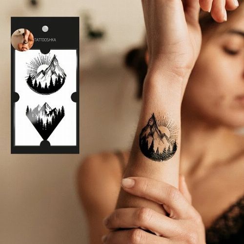 Tattooshka lemosható tetoválás - Napfelkelte