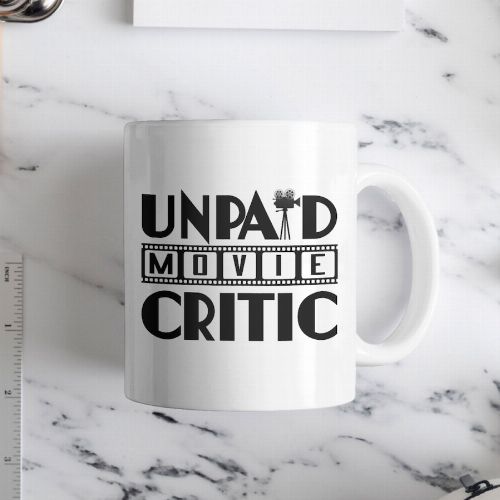 Unpaid Movie Critic fehér bögre