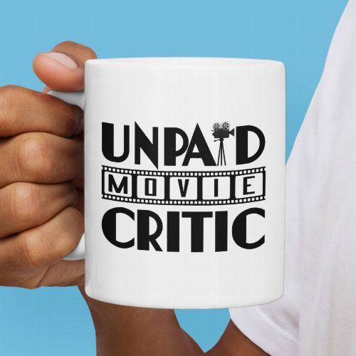Unpaid Movie Critic fehér bögre