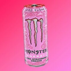 Monster Strawberry Dreams eper ízű cukormentes energiaital 473ml