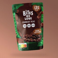 Bites We Love vegán ropogós-csokis zöldborsó 100g