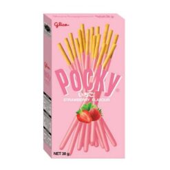 Glico Pocky Strawberry eper krém bevonatú ropi 43g