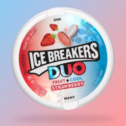 Ice Breakers Duo Strawberry eper ízű mentolos cukorka 37g