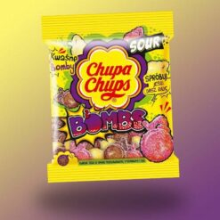 Chupa Chups Bombs savanyú bomba formájú gumicukor 90g