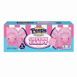 Peeps Marshmallow 5 darabos Cotton Candy vattacukor ízű mályvacukor 42g Szavatossági idő: 2024-07-31