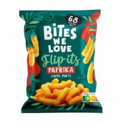 Bites We Love vegán paprikás lencse chips BIO 18g