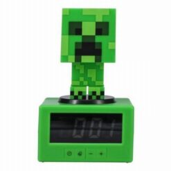 Minecraft Creeper ébreszőóra világítással