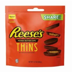 Reeses Peanut Butter Cups Thins mogyoróvajas csokoládé 208g Szavatossági idő: 2024-09-30