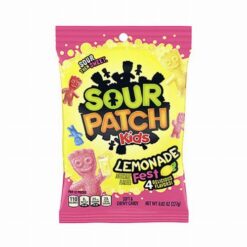 Sour Patch Kids Lemonade Fest vegyes gyümölcsös savanyú gumicukor 102g Szavatossági idő: 2024-09-03