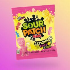 Sour Patch Kids Lemonade Fest vegyes gyümölcsös savanyú gumicukor 102g Szavatossági idő: 2024-09-03