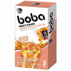 Boba Mango Peach Black Tea Boba tea készítő 3db-os szett 234g