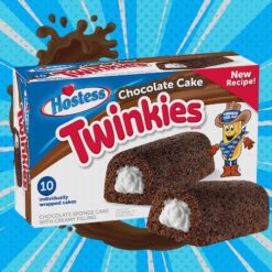 Hostess Twinkies Chocolate - krémmel töltött csokoládé rudacskák (10db) 385g