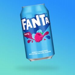 Fanta USA Berry áfonya és málna ízű üdítőital 355ml