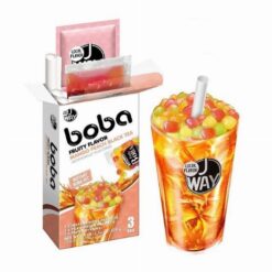 JWAY Boba Mango Peach Black Tea Boba tea készítő 3db-os szett 234g