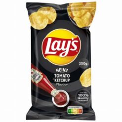 Lays Heinz Ketchup ízesítésű burgonyachips 200g