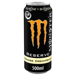 Monster Energy UK Reserve Orange Dreamsicle krémes narancs sorbé ízű energiaital taurinnal 500ml