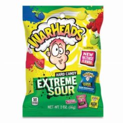 Warheads Assorted Sour extrém savanyú keménycukorka original 56g