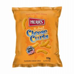 Herrs Baked Cheese Curls sült sajtos chips 113g