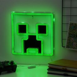 Minecraft Creeper falra szerelhető LED-es handulatvilágítás