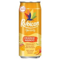 Rubicon Spring Orange-Mango ízű szénsavas üdítő 330ml